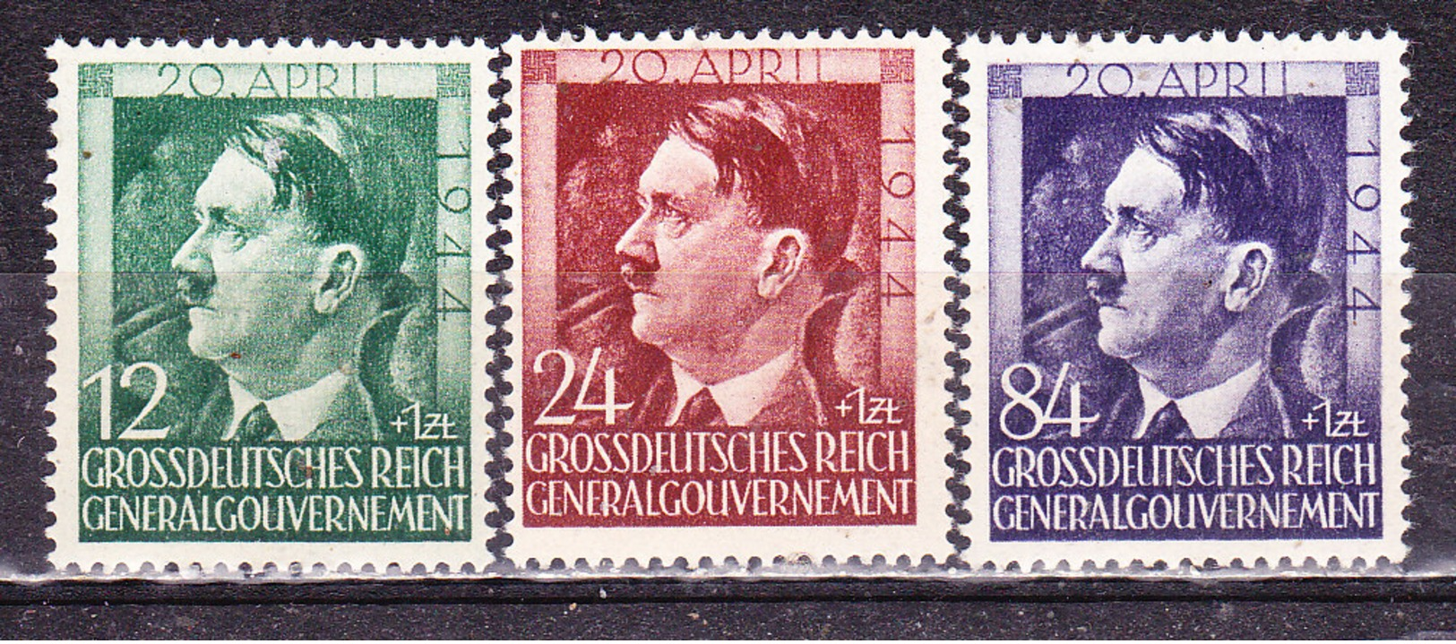 Germania1944 Occupazione Polonia-Hitler  Serie Completa Nuova MLLH - Nuovi