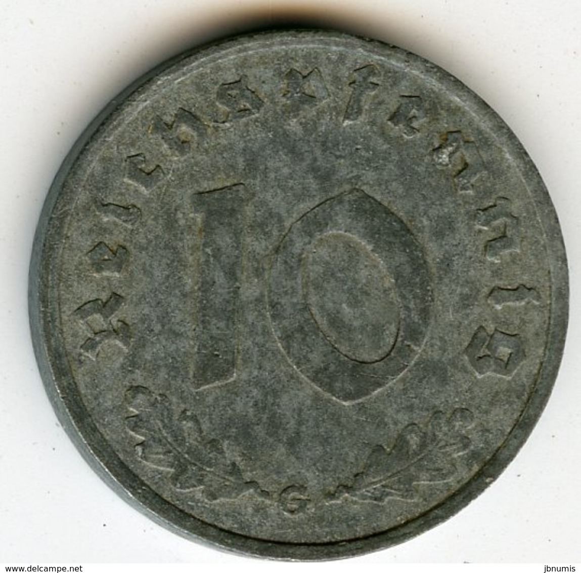 Allemagne Germany 10 Reichspfennig 1940 G J 371 KM 101 - 10 Reichspfennig