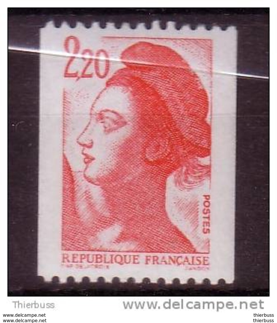 2F20 LIBERTE 2376 De Roulette Avec Oeil Blanc - Coil Stamps