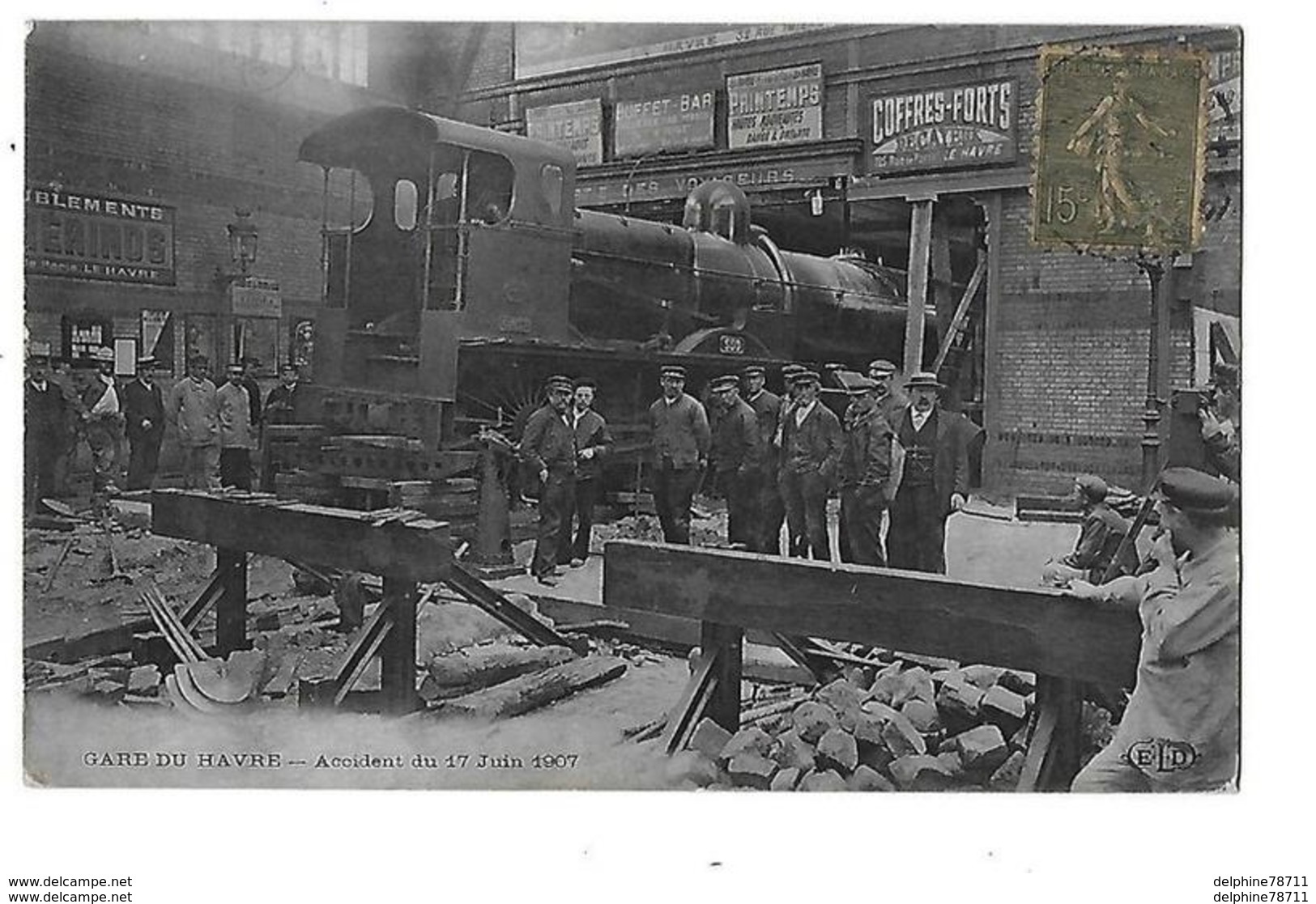 Gare Du Havre- Accident Du 17 Juin 1907 - Gare