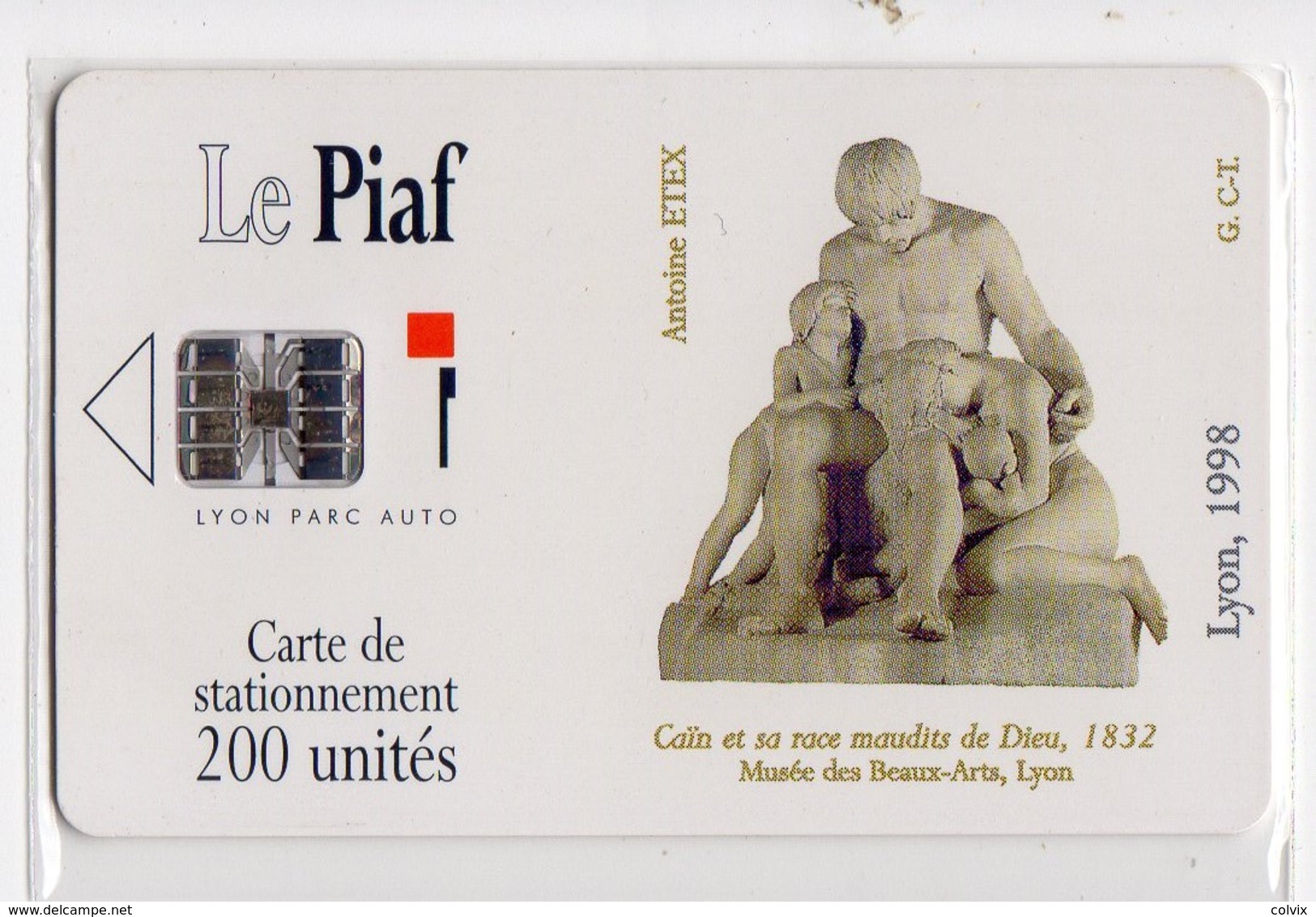 PIAF FRANCE LYON Ref Passion PIAF 69000-27 200 U SC7 - Scontrini Di Parcheggio