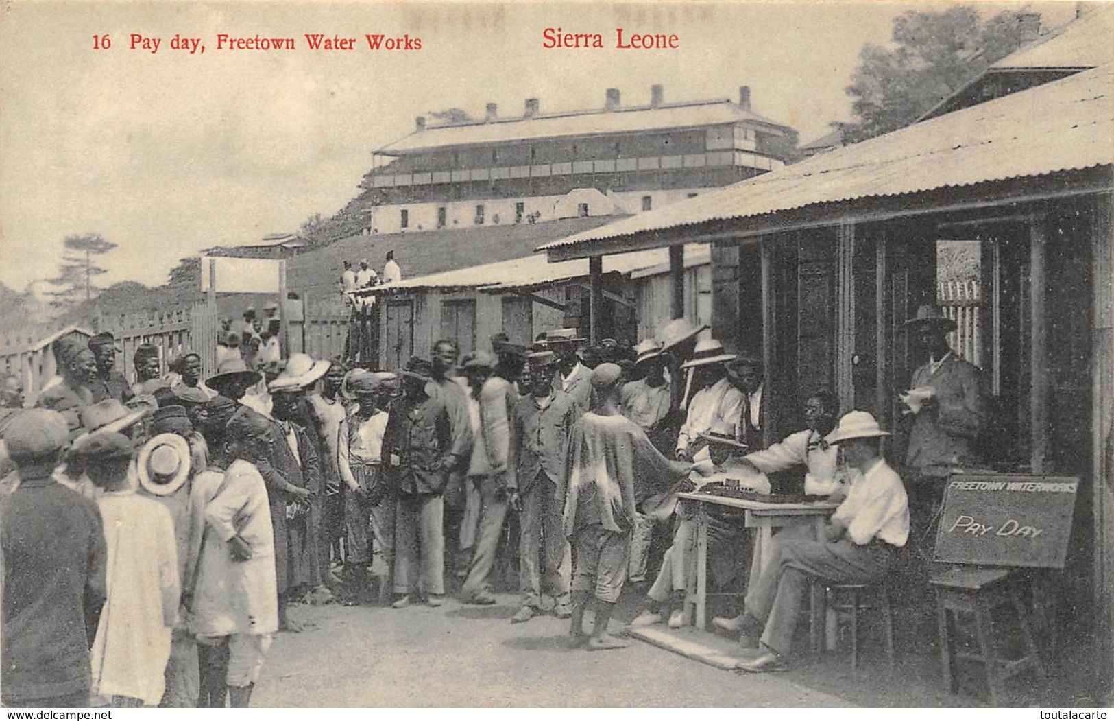 CPA SIERRA LEONE PAY DAY FREETOWN WATER WORKS - Sierra Leone