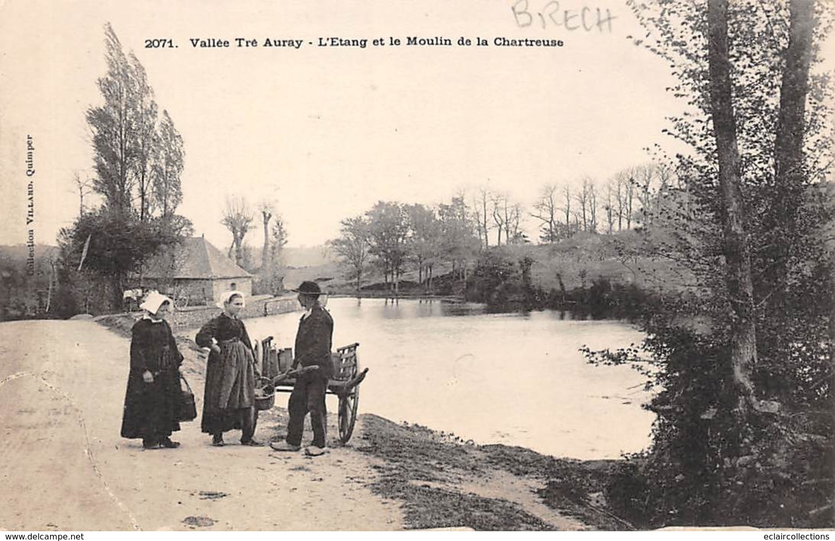 Brech        56        La Vallée De Tré-Auray.  L'étang Et Le Moulin De La Chartreuse         (voir Scan) - Other & Unclassified