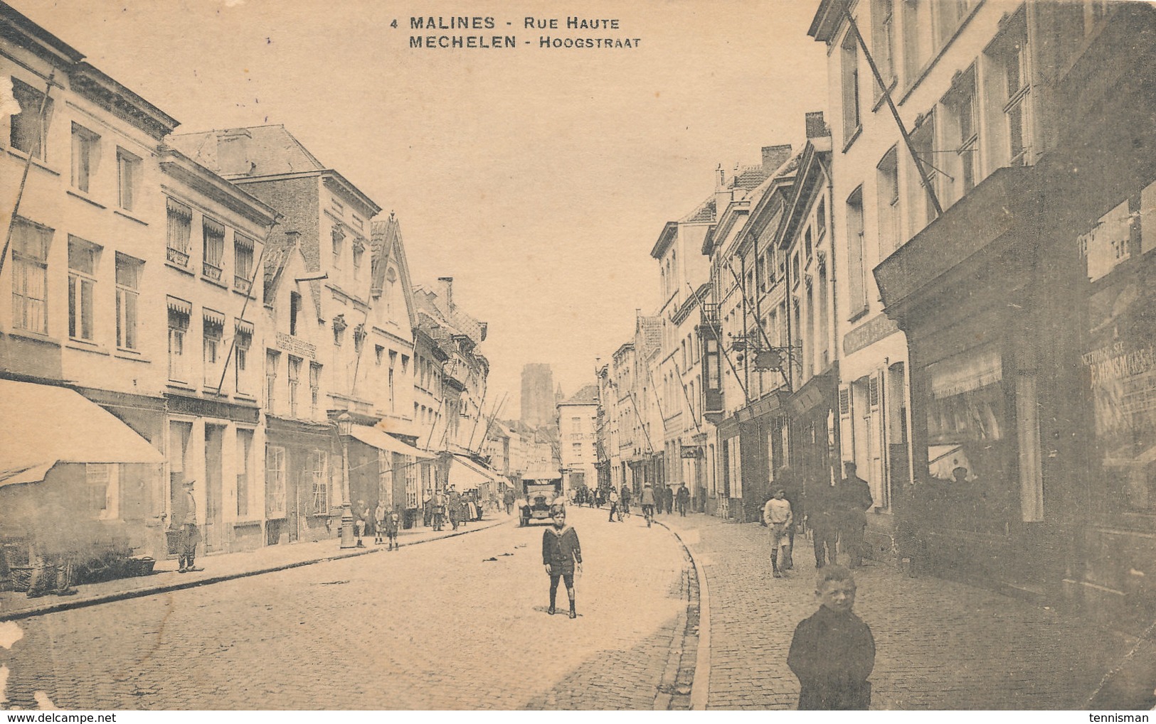 MALINES -MECHELEN  Rue Haute  -hoogstraat - Malines