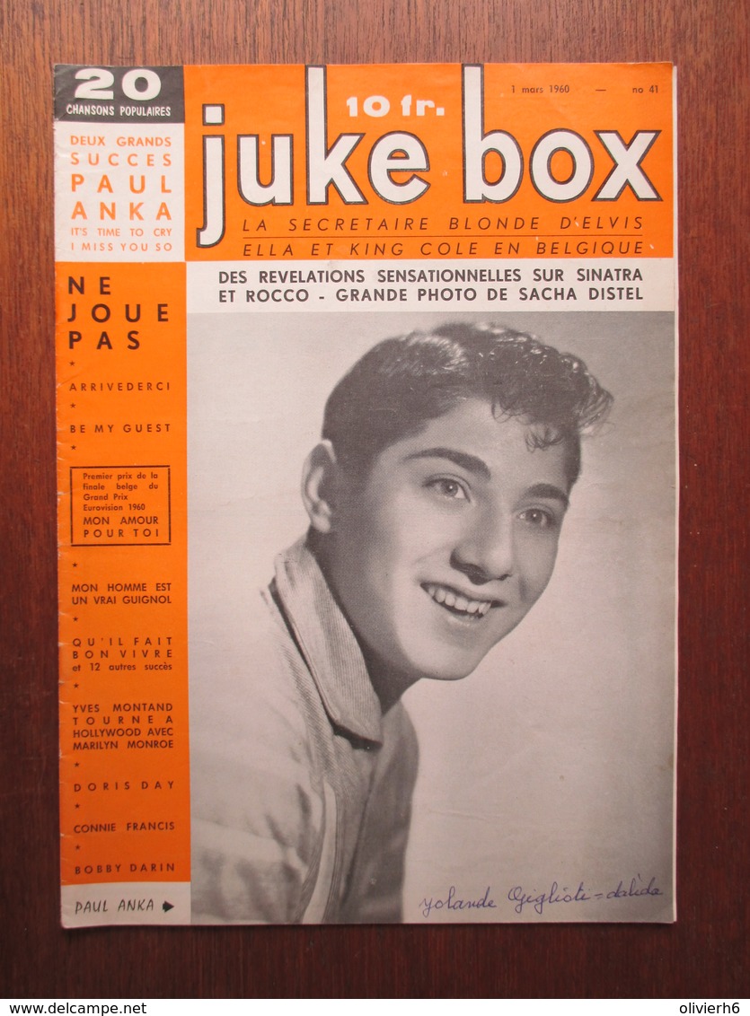 LOT 16 REVUES JUKE BOX (14) & SONG PARADE (2) Années 50 - 60 (V1724) Chakachas Moreno Line Renaud Cortez (97 vues)