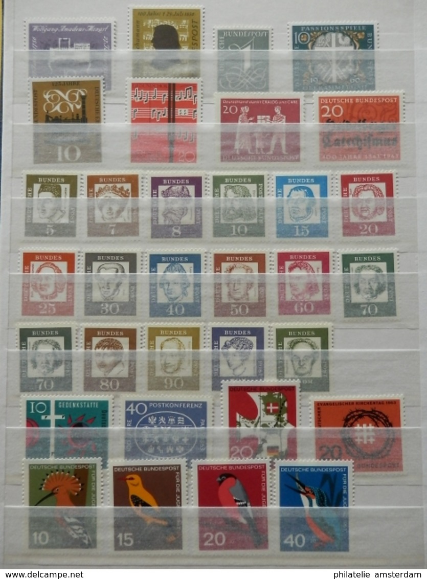 WEST GERMANY 1956-1977 & BERLIN 1977-1990 - MNH Collection In Stockbook - Verzamelingen (in Albums)