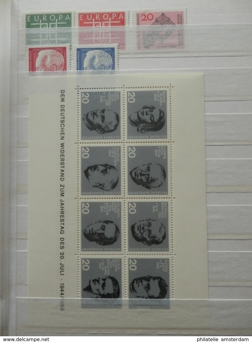 WEST GERMANY 1956-1977 & BERLIN 1977-1990 - MNH Collection In Stockbook - Verzamelingen (in Albums)