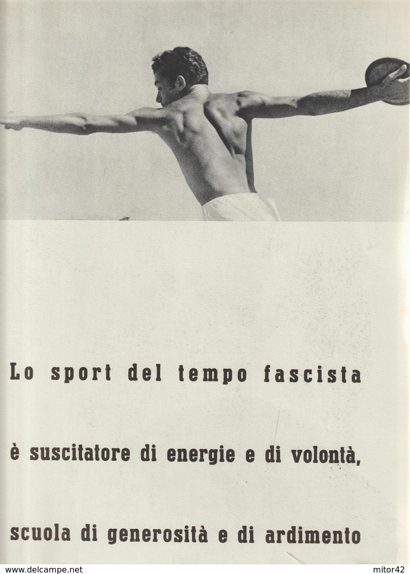 38-Fascismo-Stampa Tema: Sport::Lancio Del Disco E Pallavolo-cm.23,5 X 32,5 Da Realizzare Poster - Andere & Zonder Classificatie