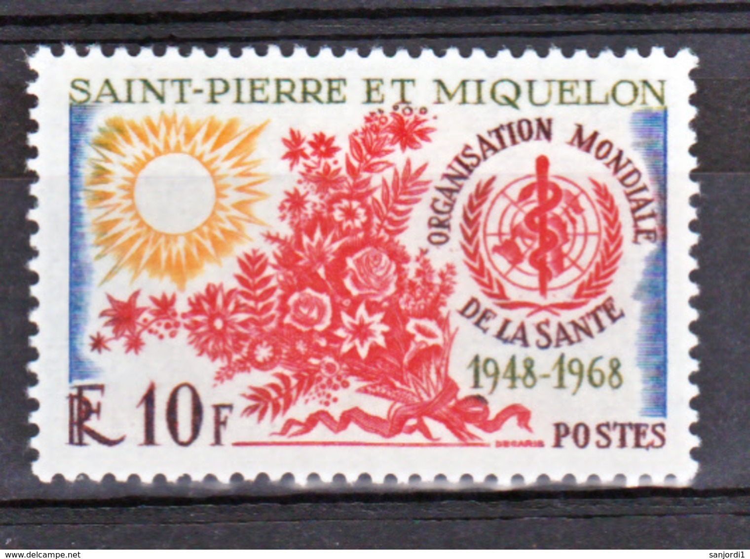 Saint Pierre Et Miquelon  379 OMS Neuf ** MNH Sin Charmela Cote 15 - Nuovi