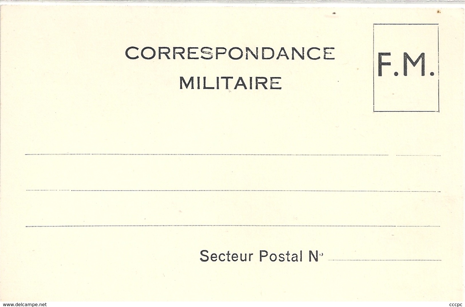 Carte Lettre Franchise Militaire - Francobolli  Di Franchigia Militare