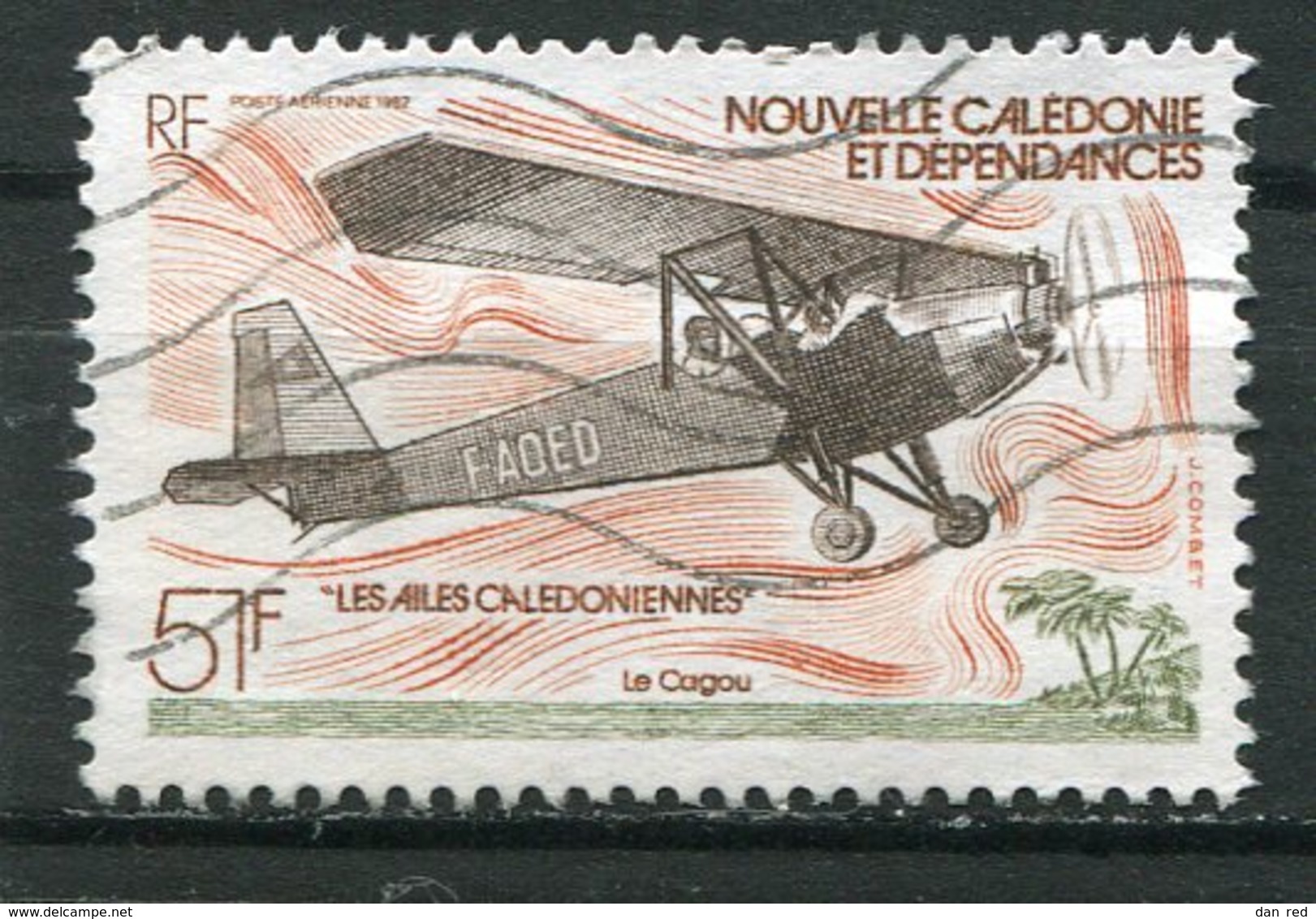 NOUVELLE CALEDONIE  N° 221  PA  (Y&T)  (Oblitéré) - Usati