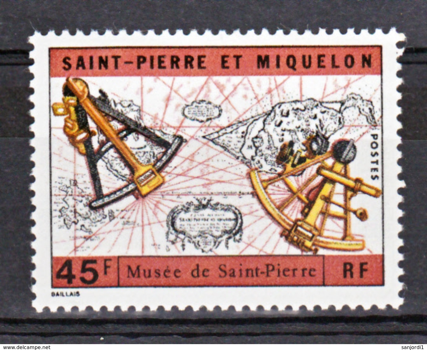 Saint Pierre Et Miquelon  418 Musée De Saint Pierre Neuf ** MNH Sin Charmela Cote 47 - Nuovi