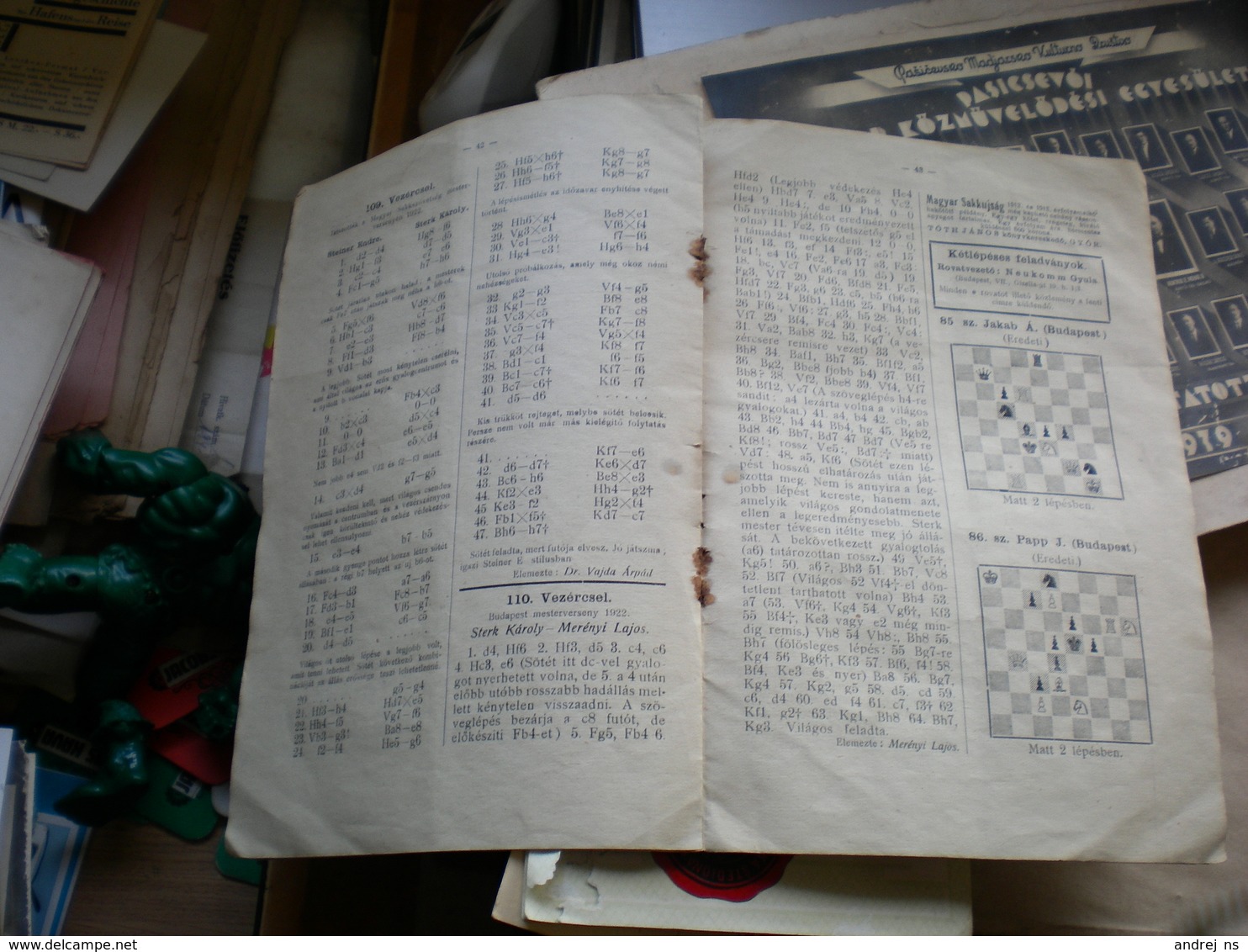 Chess Magyar Sakvilag 1923 - Deportes