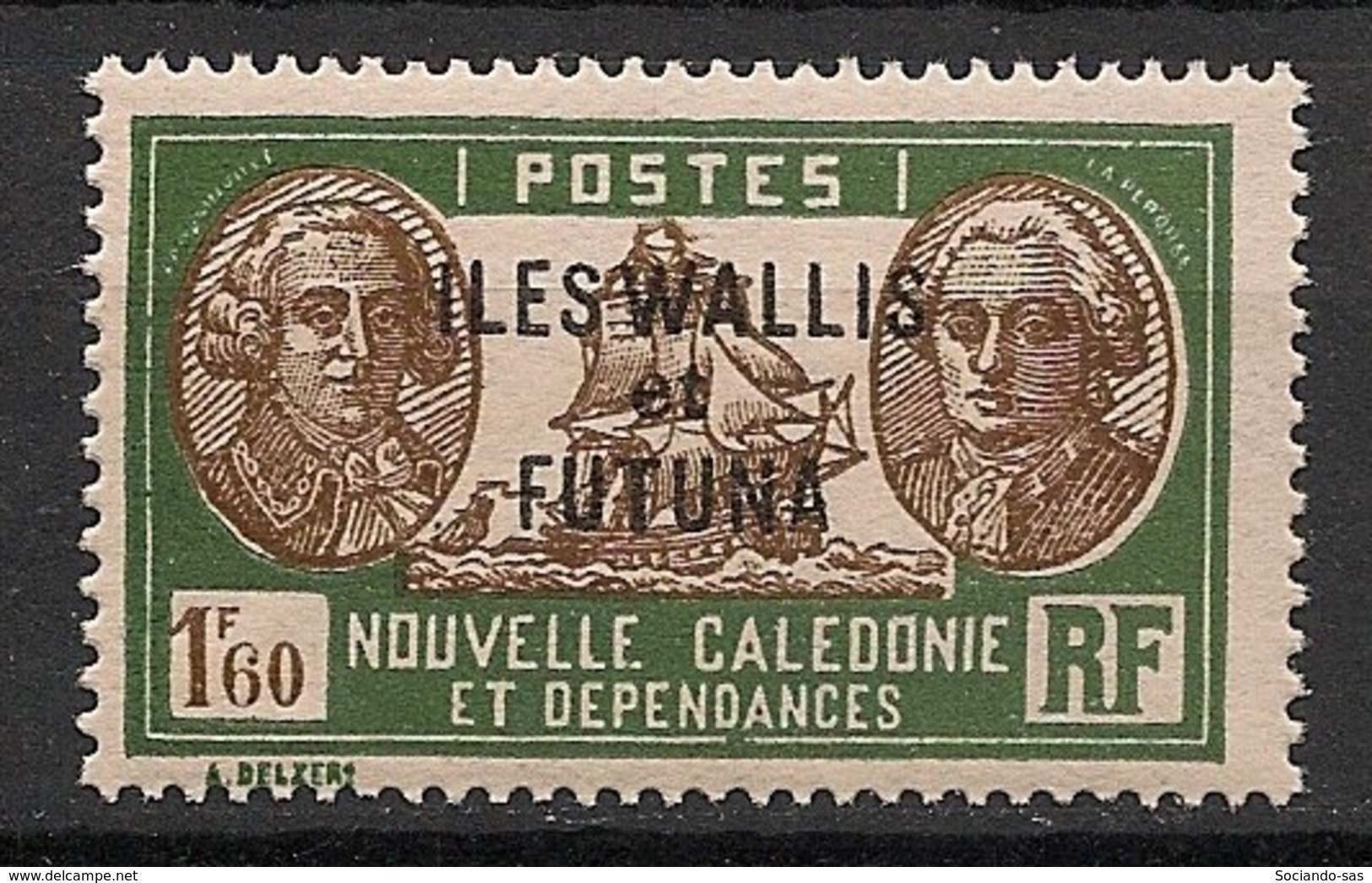 Wallis Et Futuna - 1939-40 - N°Yv. 84 - Bougainville 1f60 - Neuf Luxe ** / MNH / Postfrisch - Ungebraucht