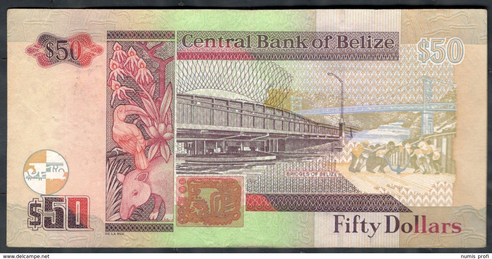 Belize - 50 Dollars 2014 - P.70e - Belize