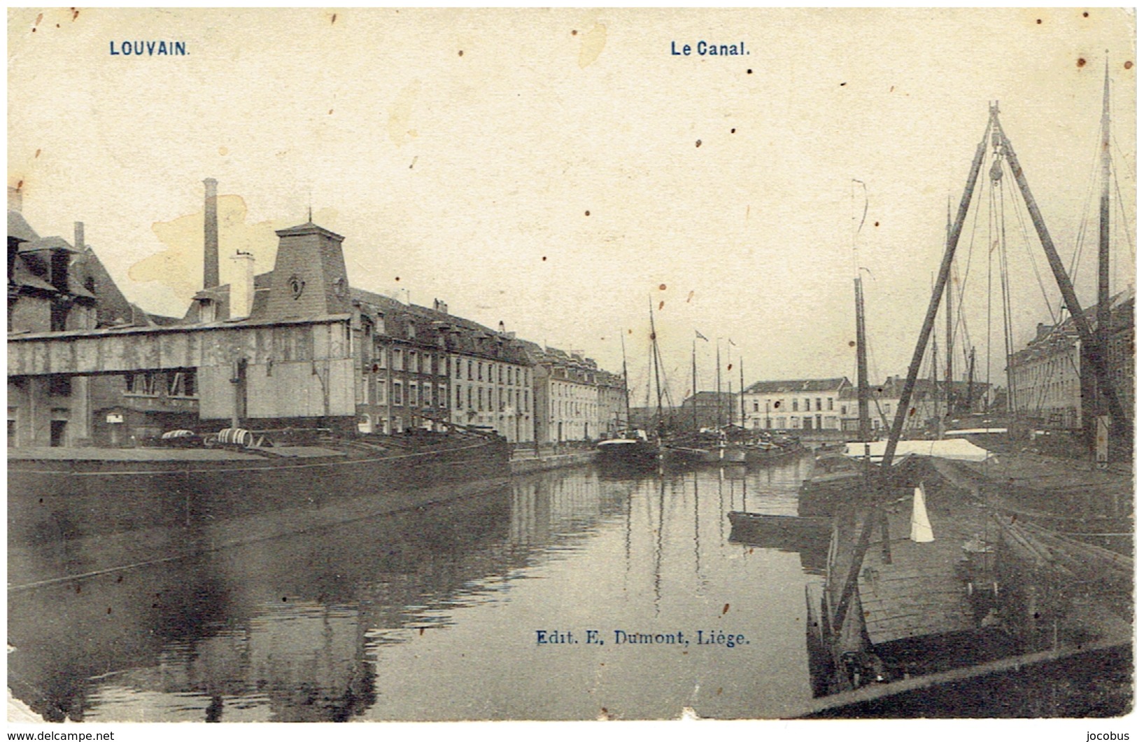 LEUVEN  LE CANAL IN 1908 - Leuven