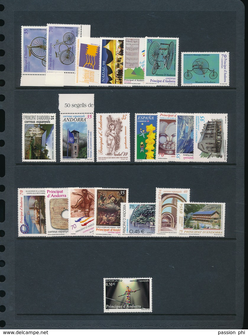 SPANICH ANDORRA SELECTION LH OR MNH - Neufs