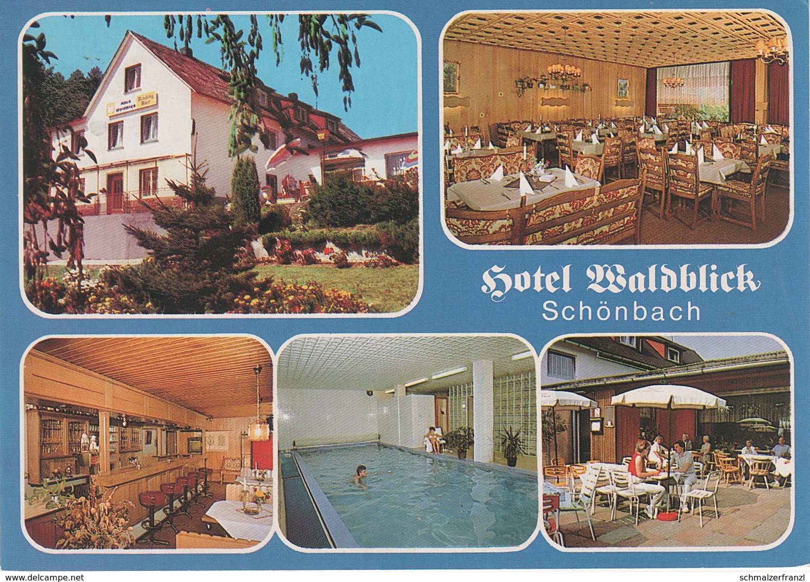 AK Herborn Schönbach Hotel Restaurant Cafe Waldblick Breitscheid Roth Driedorf Greifenstein Erdbach Arndorf Gusternhain - Herborn