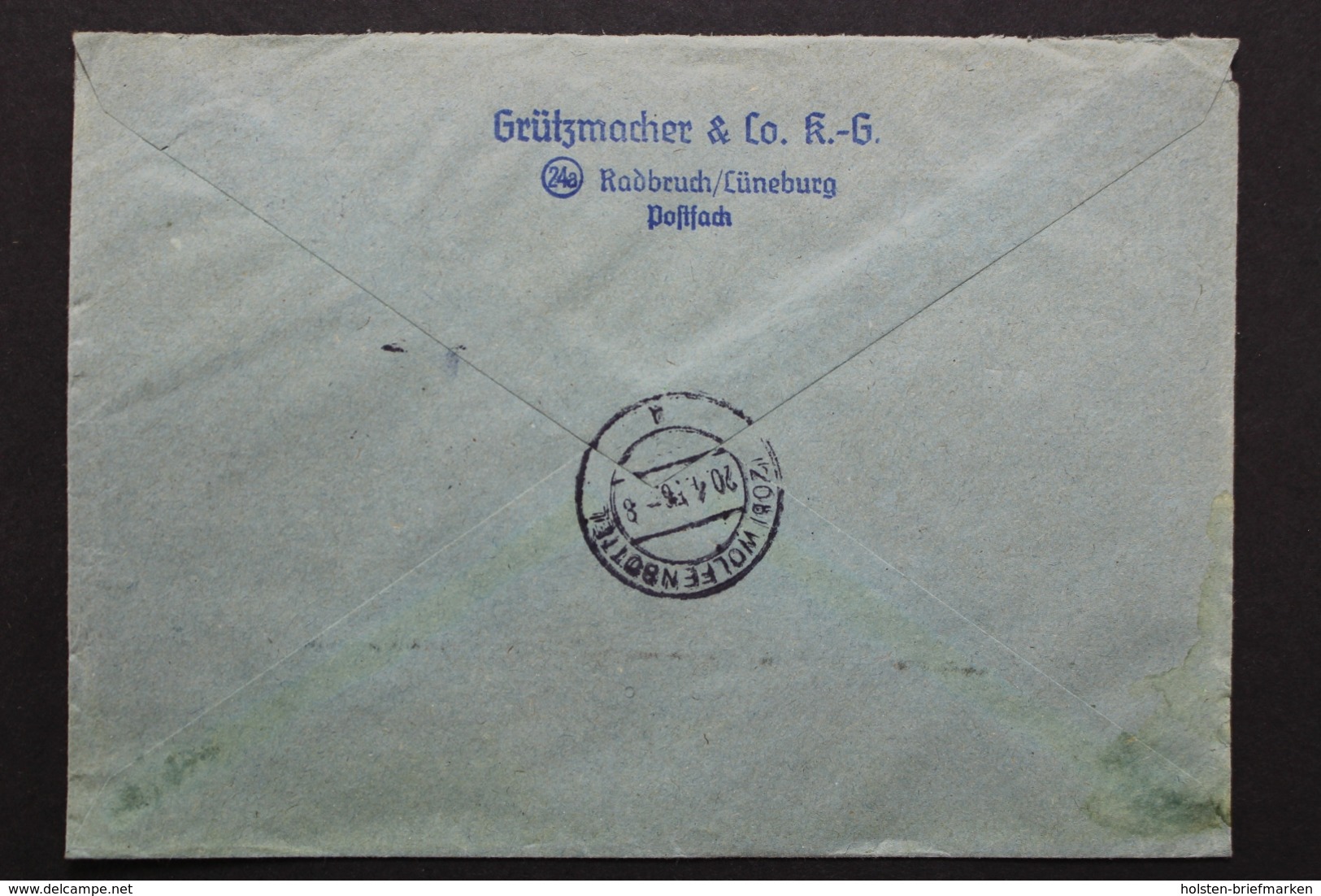 Deutschland, MiNr. S 48 + S 20 Auf R-Brief Ab Radbruch - Wolfenbüttel - Briefe U. Dokumente