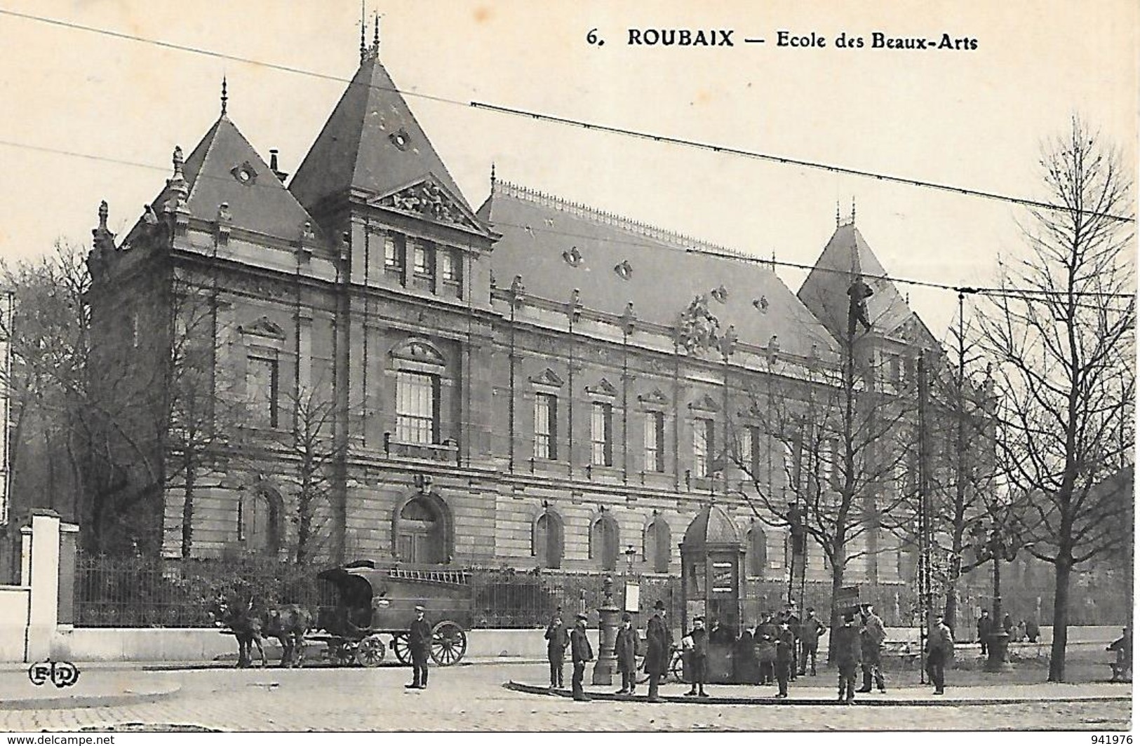 59 ROUBAIX ECOLE DES BEAUX ARTS ATTELAGE - Roubaix