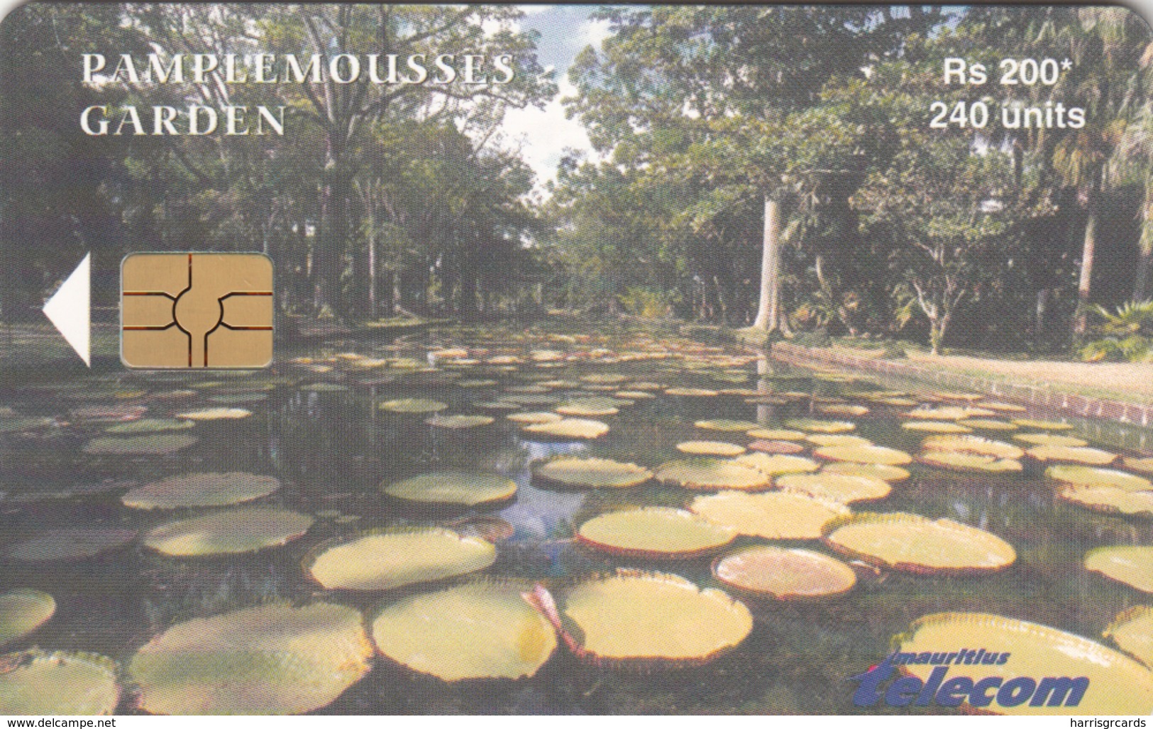 MAURITIUS ISLAND - Pamplemousses Garden 2, Chip GEM5 (Red), Tirage 30.000, 04/03, Used - Mauritius