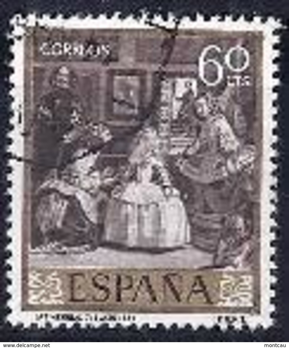 España-Spain. Velázquez (o) - Ed 1241, Yv=896, Sc=930, Mi=1138 - Usados