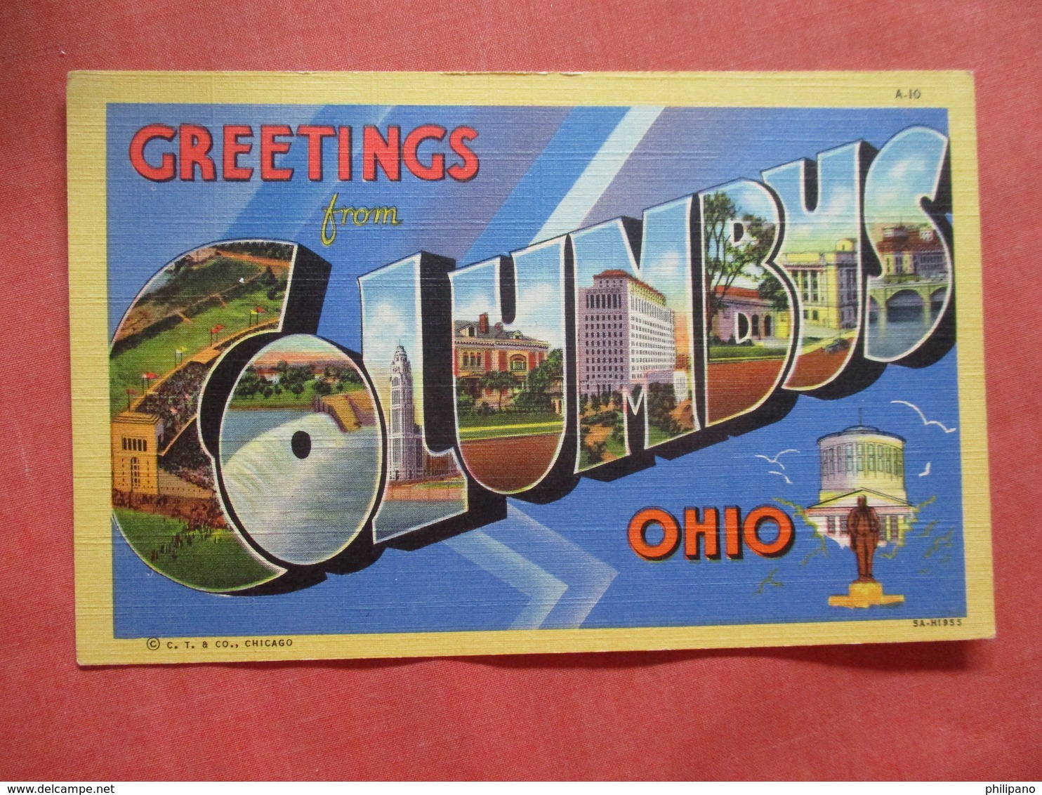 Greetings From  Columbus    Ohio > Columbus   Ref  3868 - Columbus