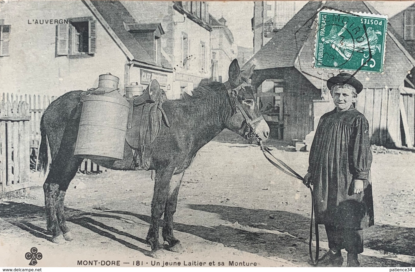 63 - MONT-DORE - Un Jeune Laitier Et Sa Monture - Le Mont Dore