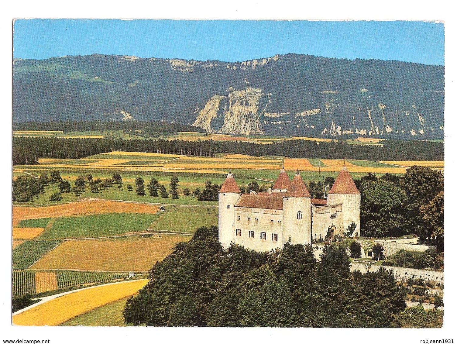 Suisse - VD-vaud ( Le Chateau De Champvent Et Les Aig.de Baulmes - Baulmes