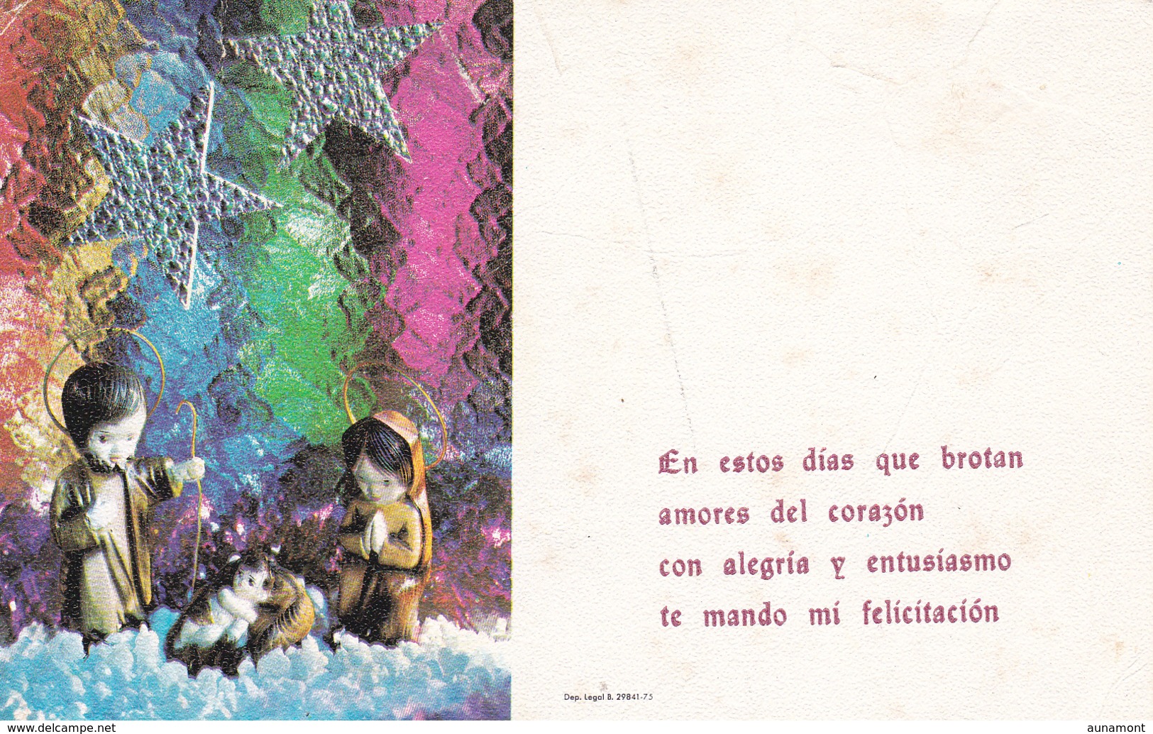 Postal De Felicitacion -1980 - Año Nuevo