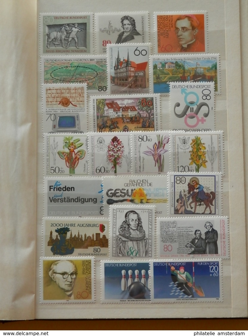 WEST GERMANY 1978-1990 - MNH collection in stockbook