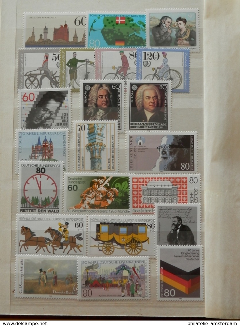 WEST GERMANY 1978-1990 - MNH collection in stockbook