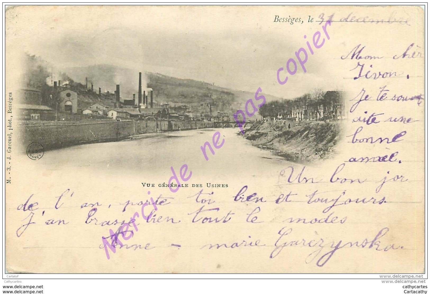 30. BESSEGES . Vue Générale Des Usines . - Bessèges