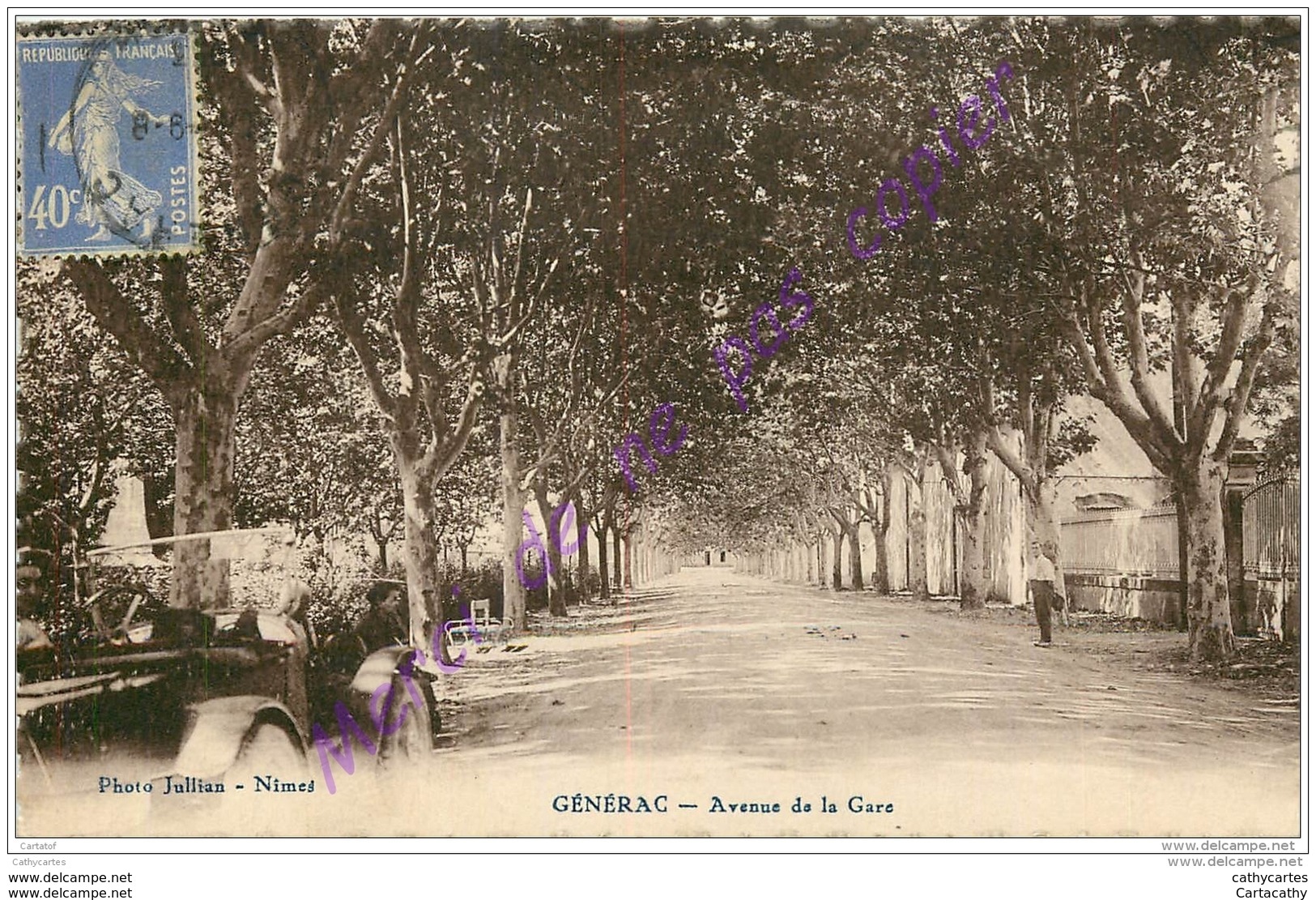 30. GENERAC . Avenue De La Gare . - Altri & Non Classificati