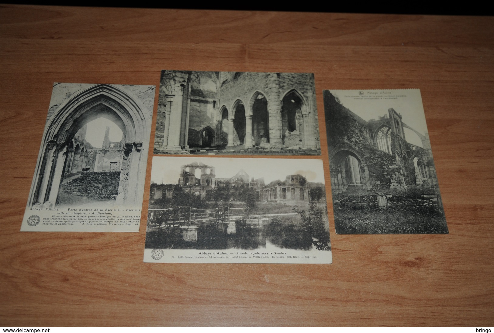 2039-         4 X ABBAYE D'AULNE / UN CARTE ANIMEE - Thuin