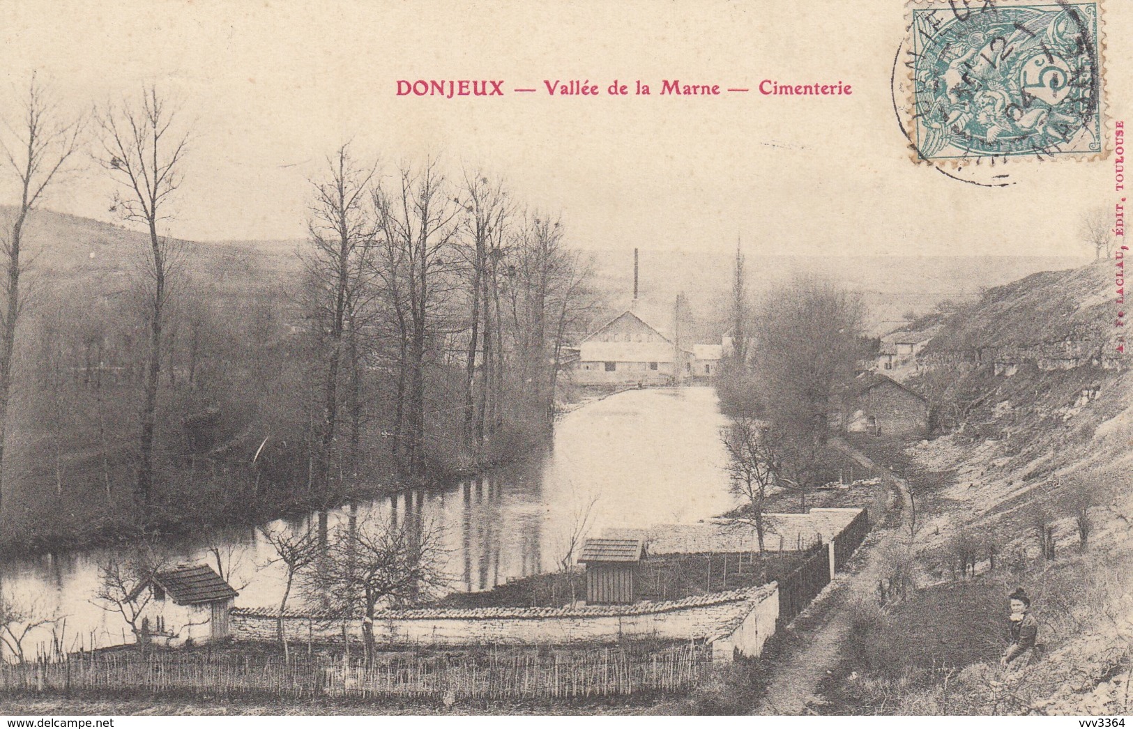 DONJEUX (Hte.-Marne): Vallée De La Marne - Cimenterie - Autres & Non Classés