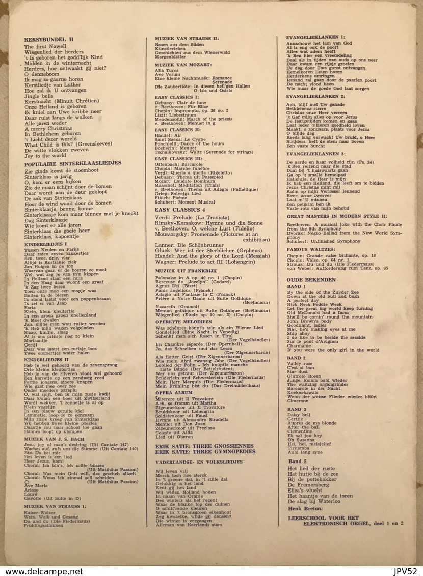 (98) Partituur - Partition -  Elektronische Klanken - Jan Van Weelden - Trumpet Voluntary - Orgel - 24p. - Instruments à Clavier