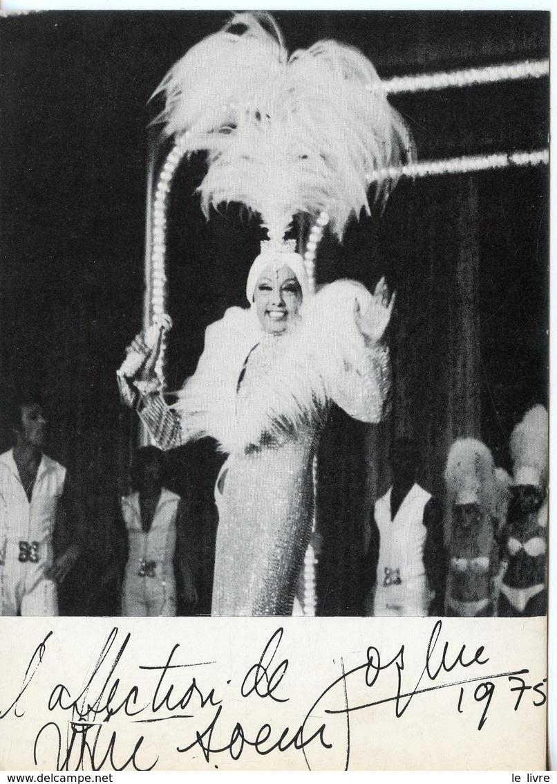 1914. CPM LA ROUE TOURNE. JOSEPHINE BAKER DEDICACEE 1975 - Artisti