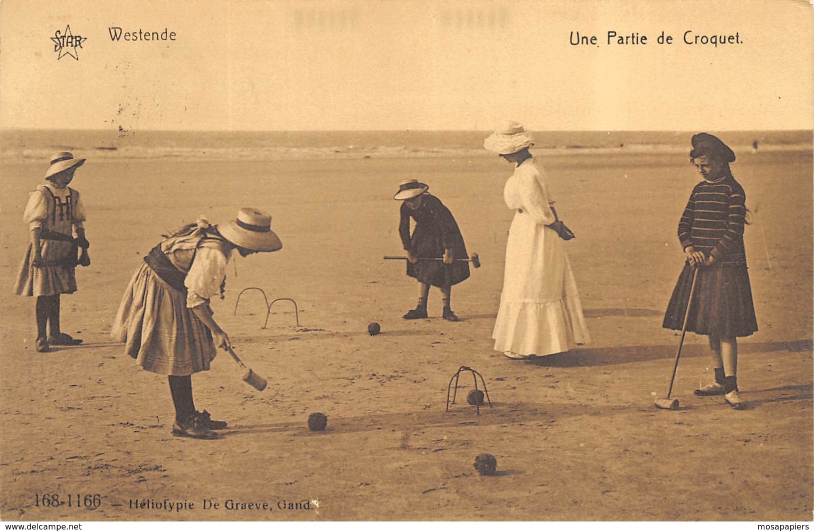 Westende - Une Partie De Croquet - De Graeve N° 168-1166 - Westende