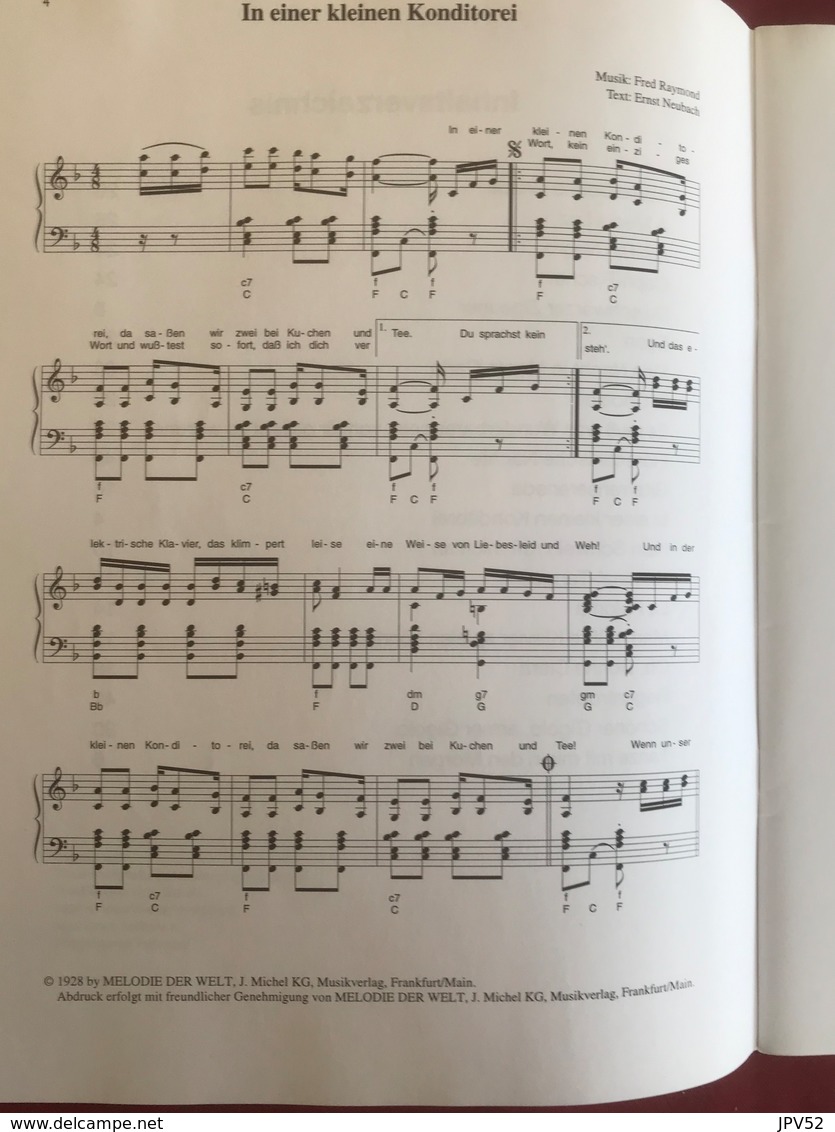 (105) Partituur - Partition - Exclusiv - Tangomelodien - Holzschuh -  43p. - Klavierinstrumenten