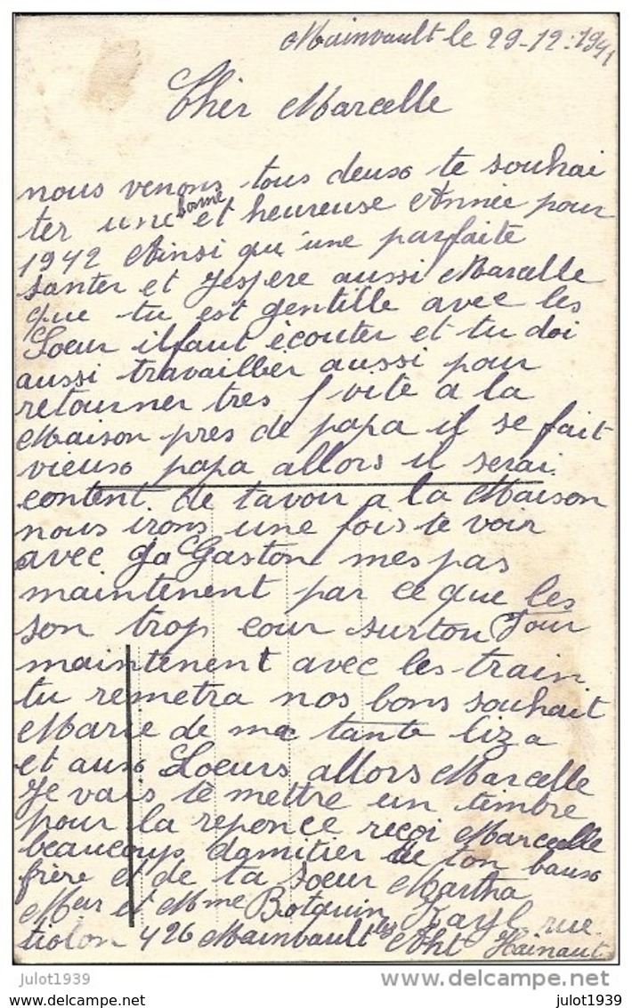 MAINVAULT ..-- ATH ..-- Courrier 1941 !!! - Ath