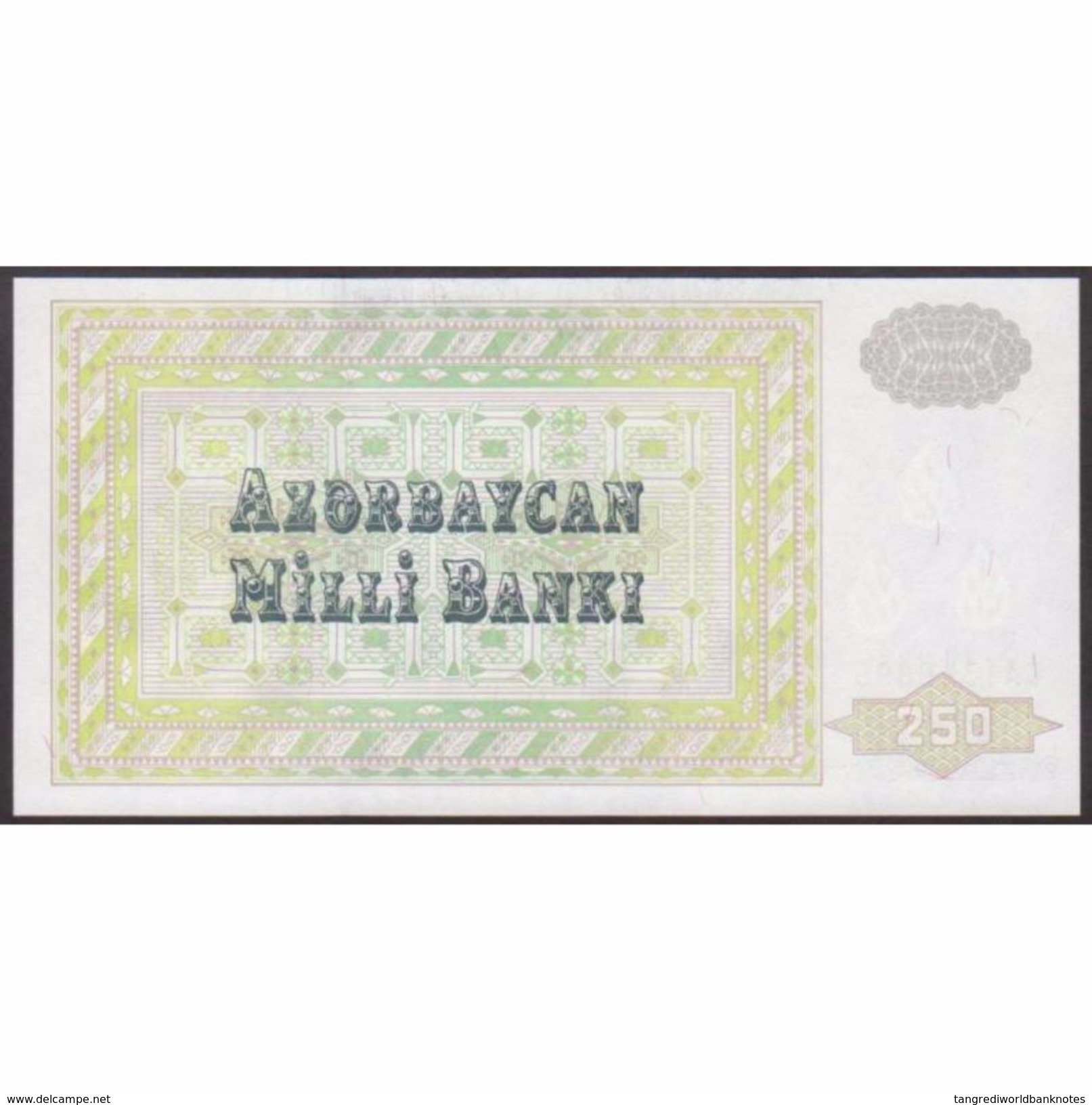 TWN - AZERBAIJAN 13b - 250 Manat 1999 Prefix CA UNC - Azerbaigian