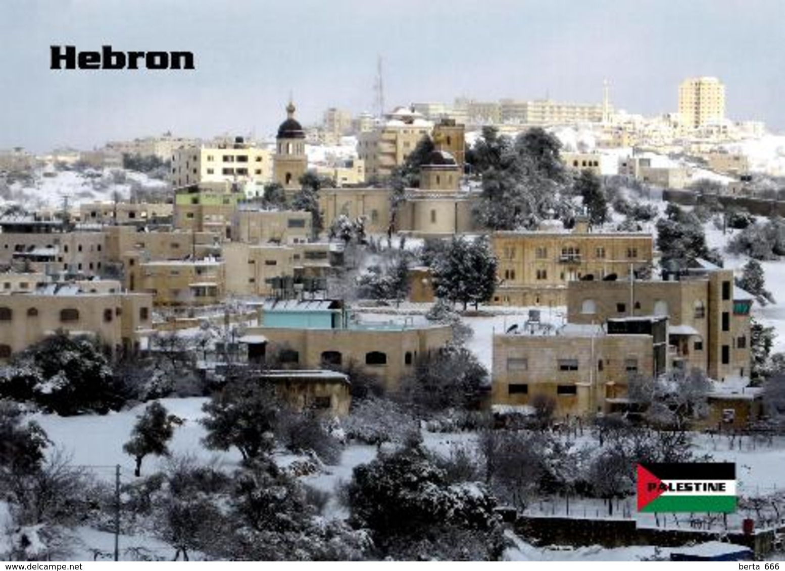 Palestine Hebron Town UNESCO New Postcard Palästina AK - Palästina