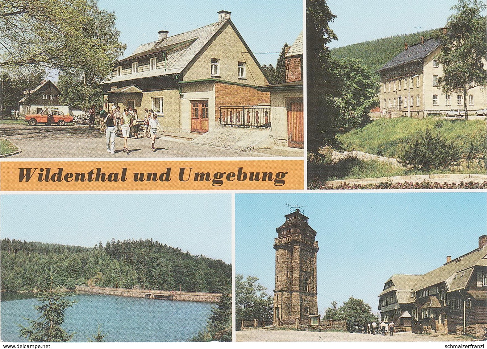 AK Wildenthal Und Umgebung Konsum Hotel Am Auersberg Johanngeorgenstadt Gasthaus Sauschwemme Talsperre Des Friedens DDR - Johanngeorgenstadt