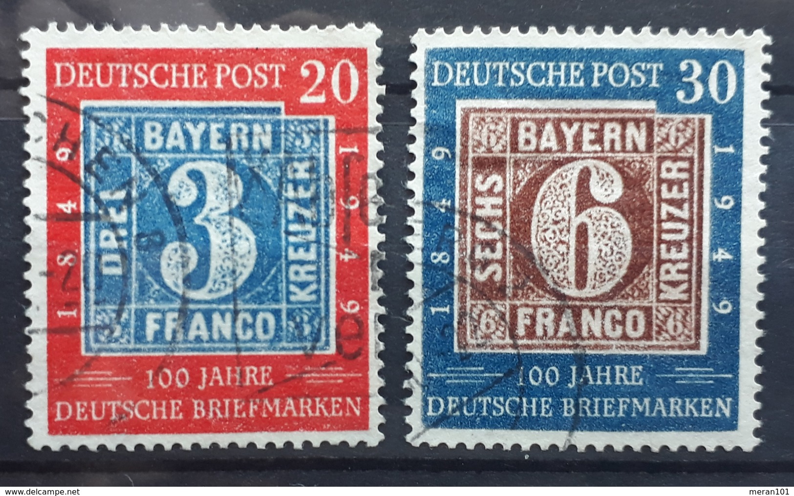 BRD 1949, Mi 114-115 Gestempelt - Usados