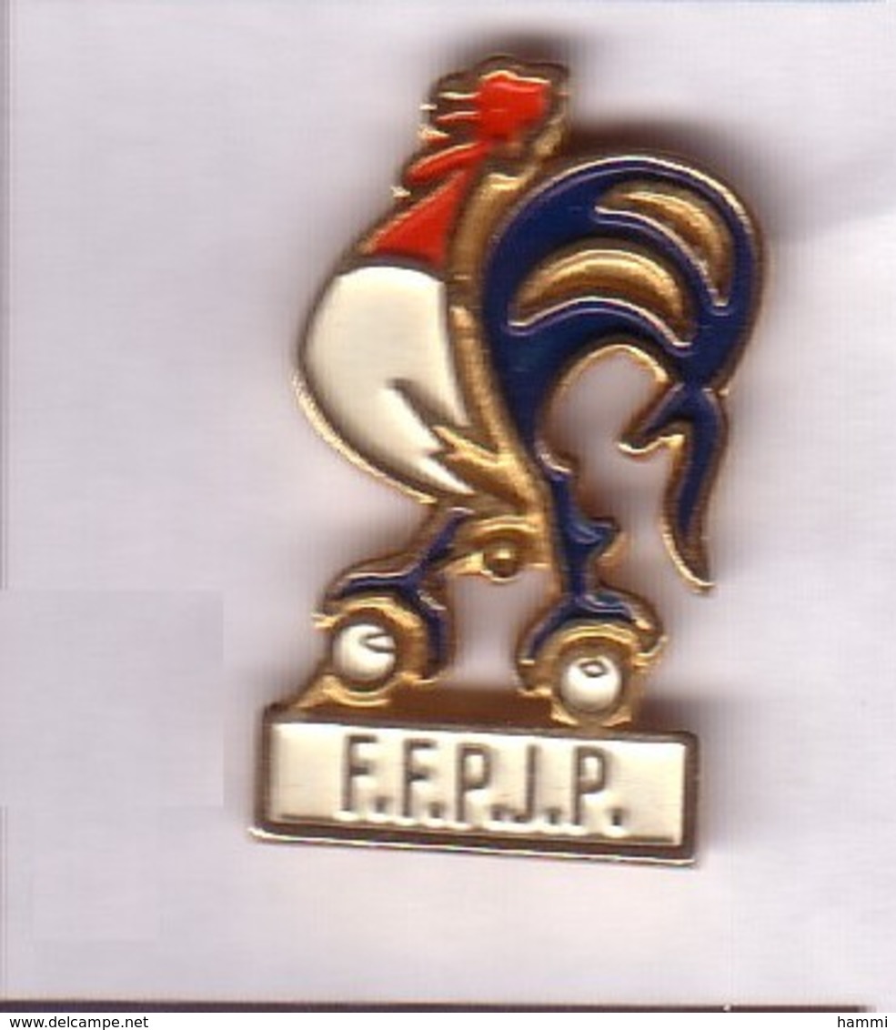 C114 PIN'S COQ FFPJP PÉTANQUE Achat Immédiat - Pétanque