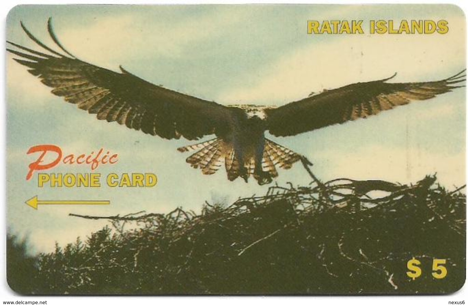Ratak Islands - (Marshall) Oceania - Pacific, Flying Eagle, 08.1998, 5$, 2.000ex, Fake! - Altri – Oceania
