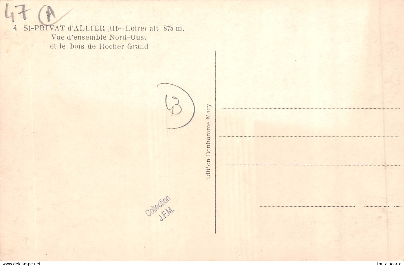 CPSM 43 SAINT PRIVAT D ALLIER VUE D ENSEMBLE NORD OUEST - Otros & Sin Clasificación