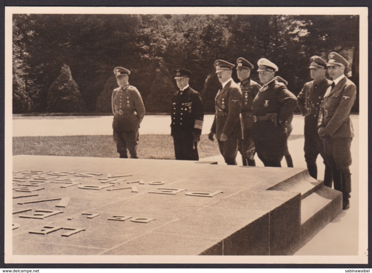 AK Propaganda / Der Führer Vor Dem Gedenkstein ..   / 1940 In Compiegne - Weltkrieg 1939-45