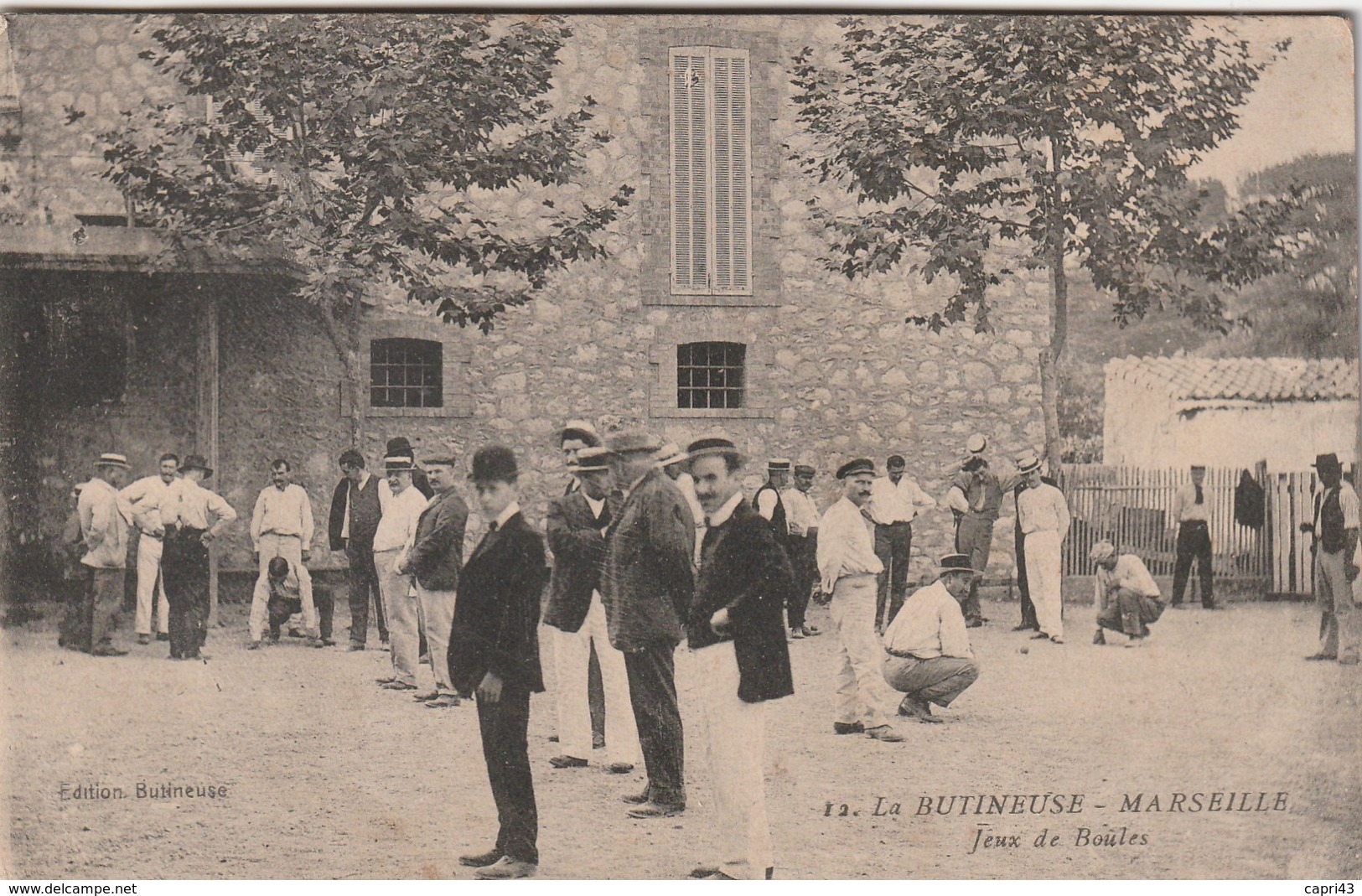 13 MARSEILLE  LA BUTINEUSE     JEUX DE BOULES - Non Classés